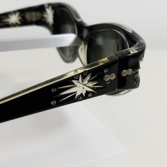 MID CENTURY Mod Vintage Eyeglass Frames RX - Picture 4 of 8